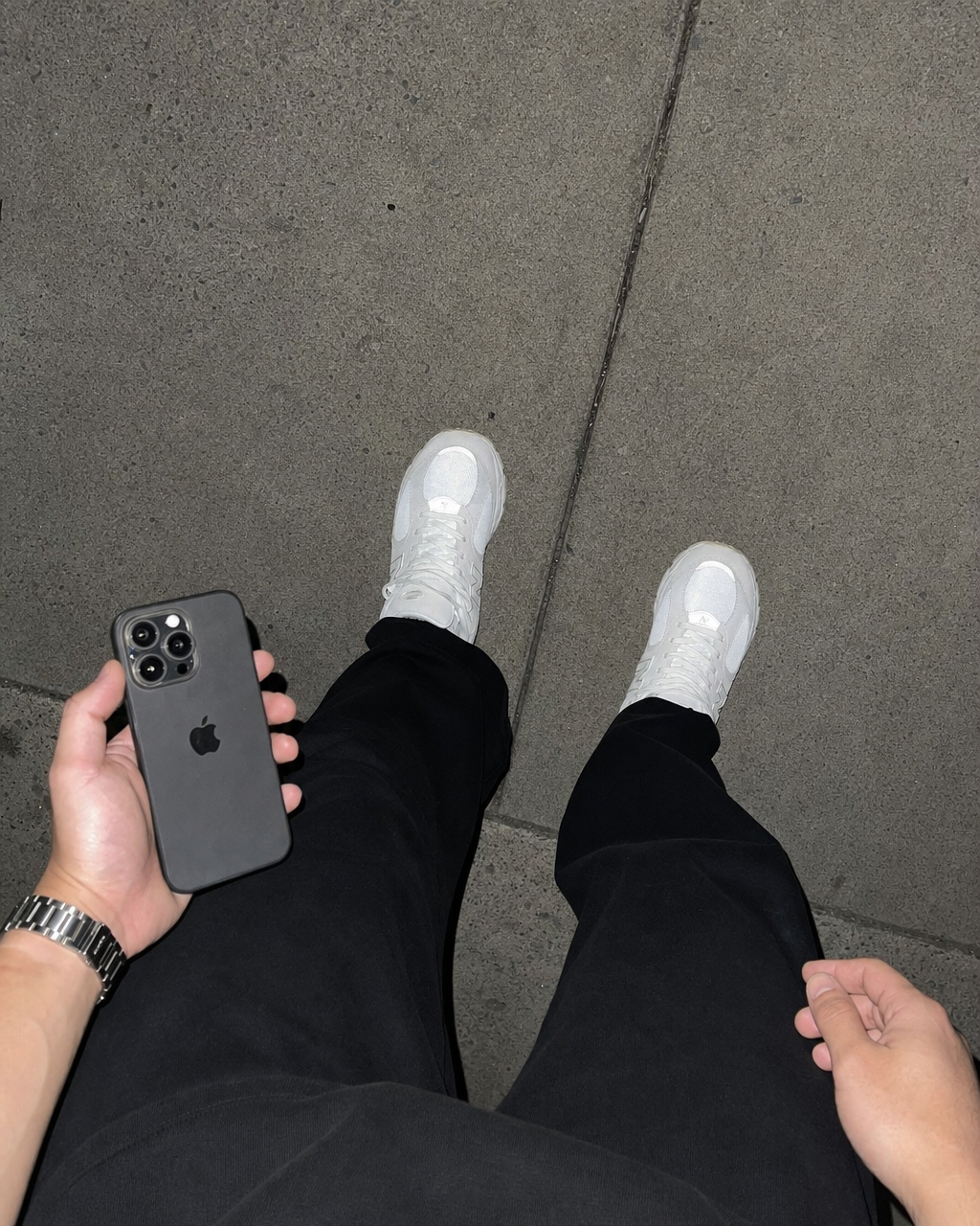 High-angle POV
